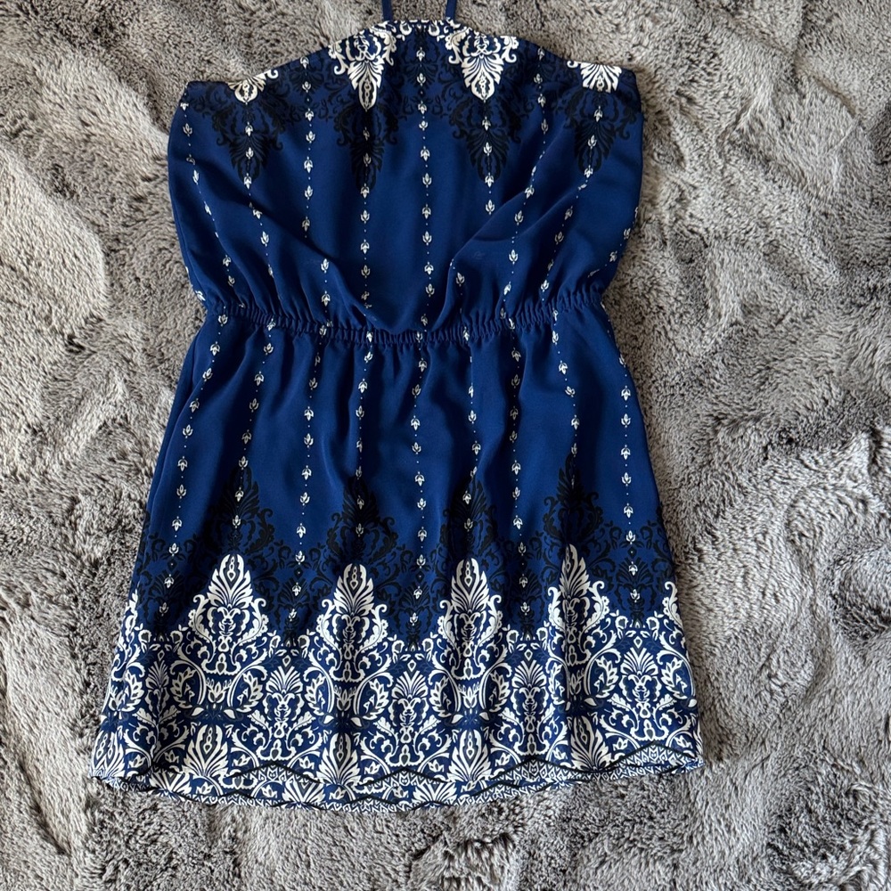 Express Chiffon Dress- halter- size L